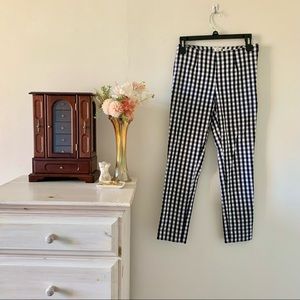 SOLD gingham cropped pant